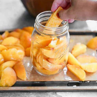 Canned Peaches in Very Light Syrup